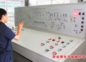 砂處理生產(chǎn)線操作平臺